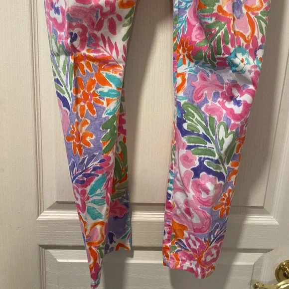Ralph Lauren 12 Pink/Purple Floral Pants - Picture 8 of 8